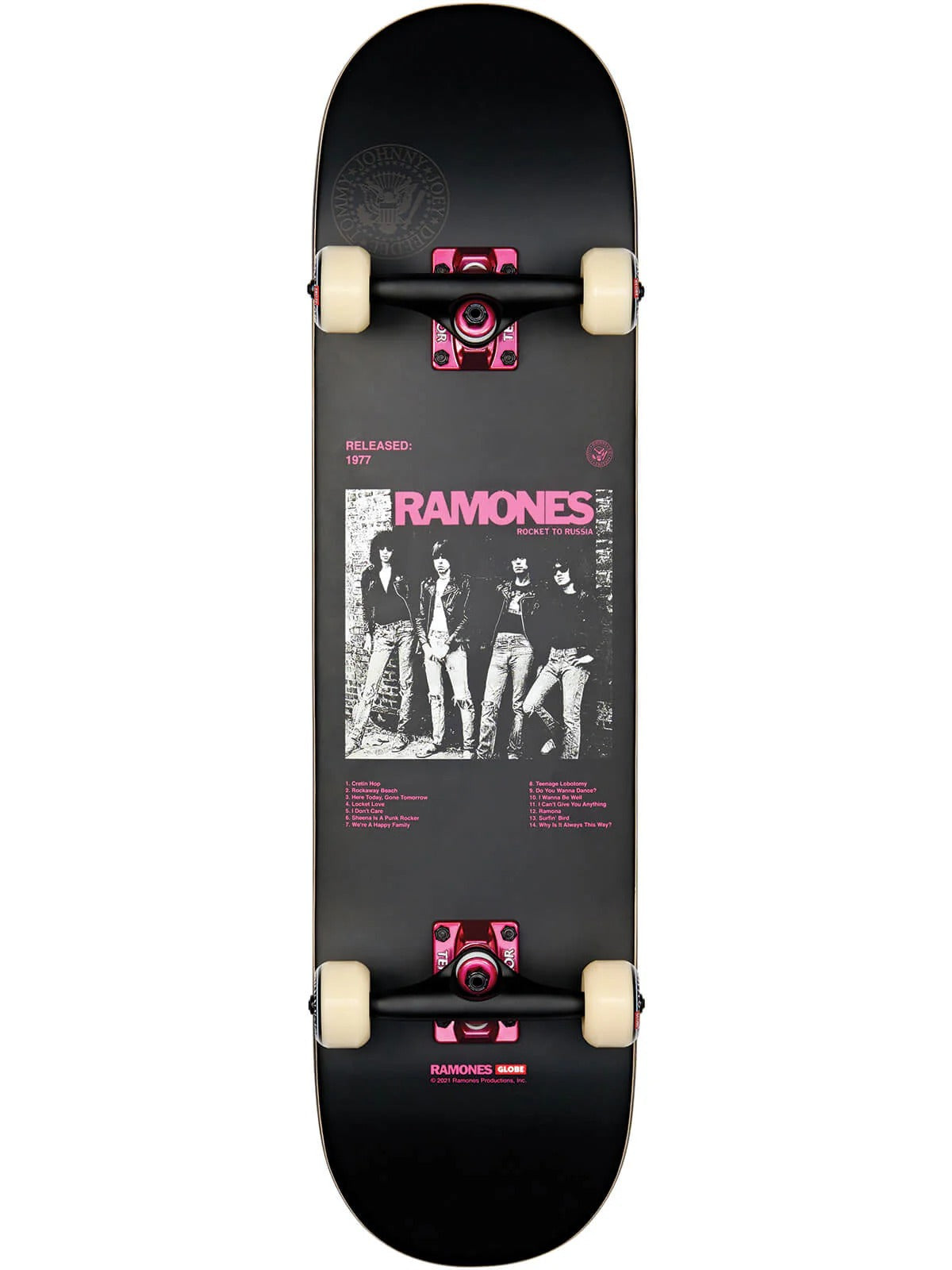 SKATE COMPLETO G2 RAMONES ROCKET TO RUSSIA