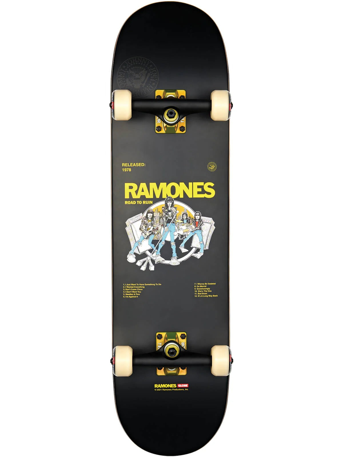 SKATE COMPLETO G2 RAMONES ROAD TO RUN